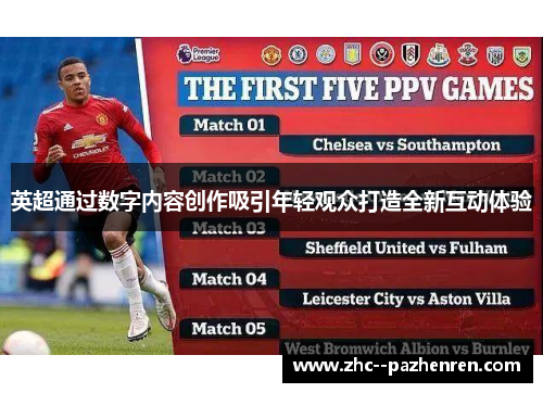 英超通过数字内容创作吸引年轻观众打造全新互动体验